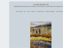 Tablet Screenshot of lauriemckelvie.com